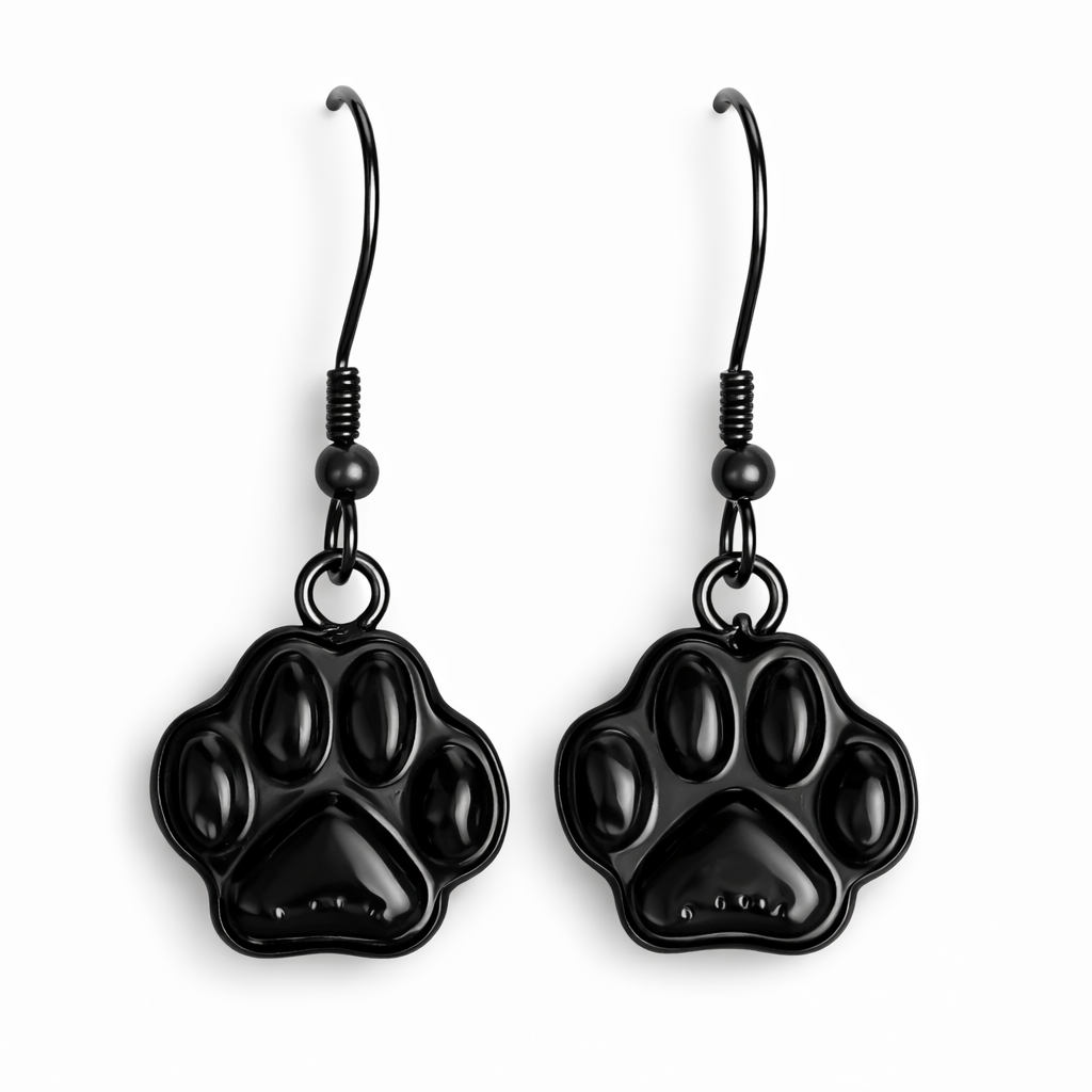 Aretes huella negra